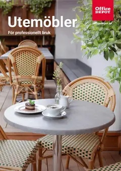 Förhandsgranska reklamblad Aktuella reklamblad Office Depot - Utemöbler från butik Office Depot gäller från 01/09/2025