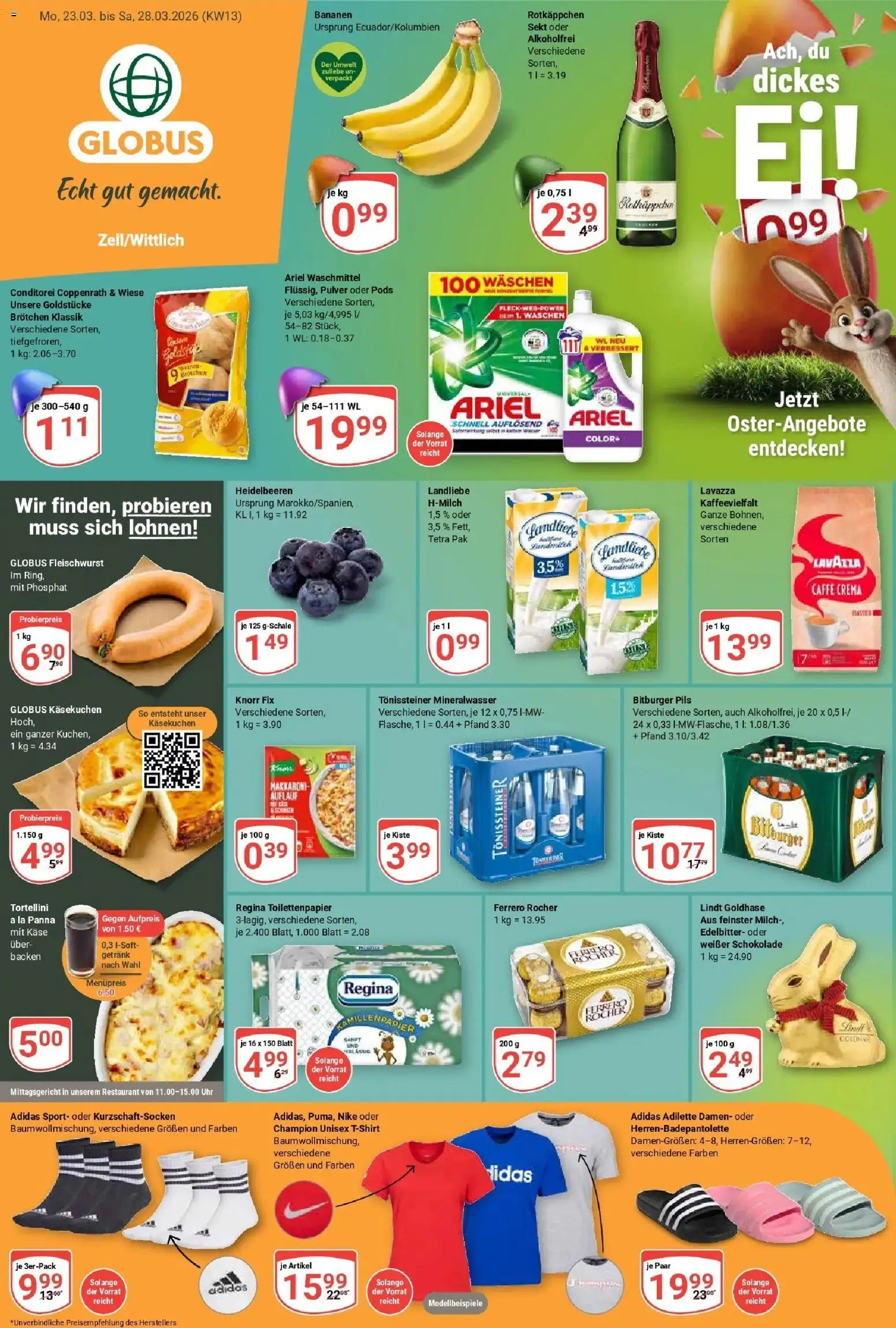 Vorschau von dem Prospekt des Geschäftes Globus, gültig ab dem 23.03.2026