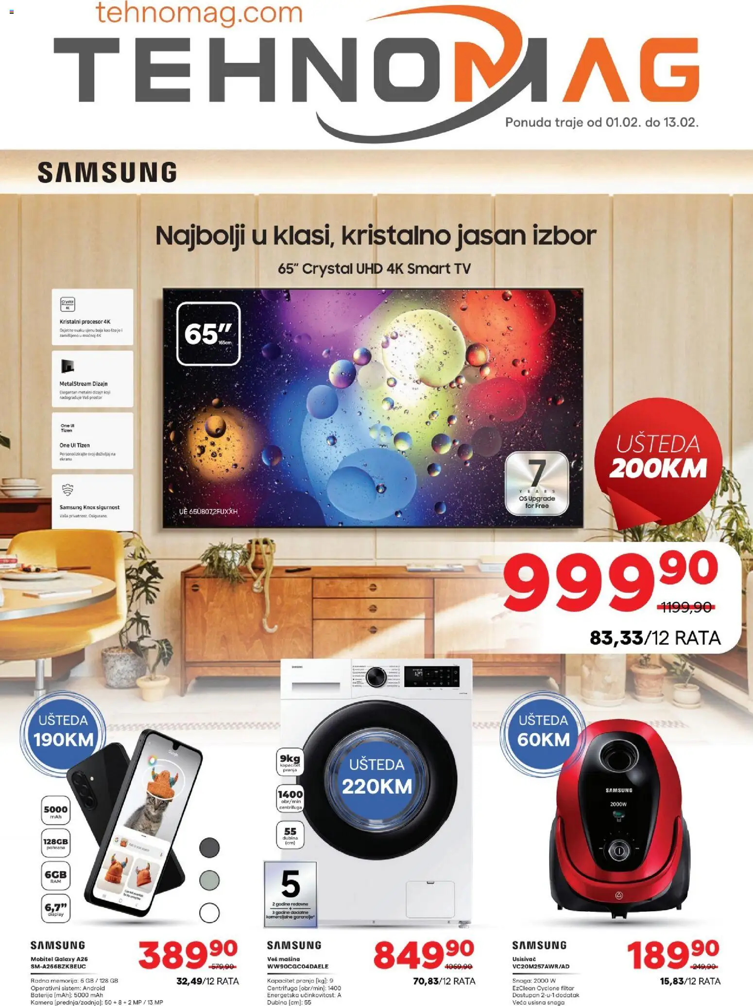 Pregled letka Katalog trgovine TehnoMag vrijedi od 01.02.2026.