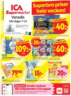 Förhandsgranska reklamblad Stockholm från butik ICA Supermarket gäller från 16/03/2026