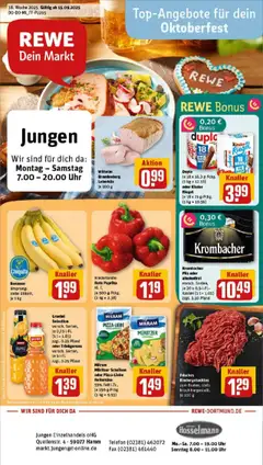 Vorschau von dem Prospekt des Geschäftes Rewe, gültig ab dem 14.09.2025
