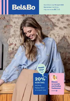 Voorbeeld van Bel&Bo Folder van winkel Bel&Bo geldig vanaf 16/03/2026