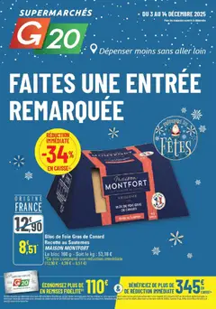 Prévisualisation de Catalogue du magasin G20 Supermarchés formulaire valide 03/12/2025