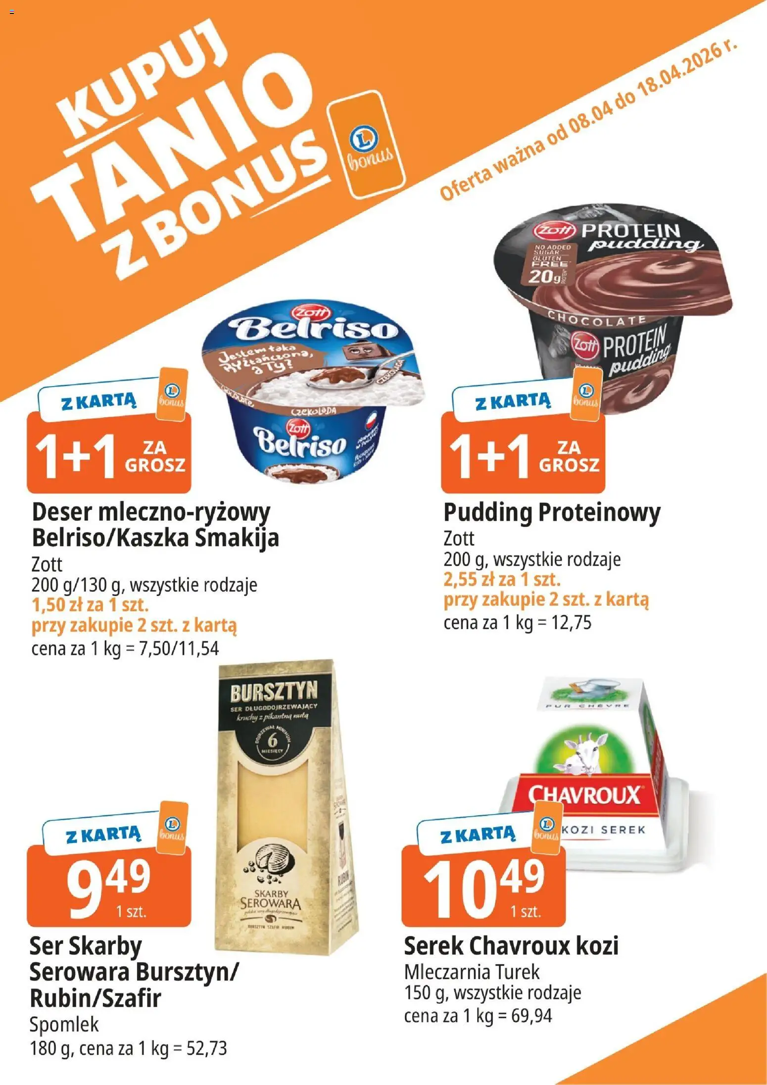 Pogląd gazetki "E.Leclerc gazetka - Elbląg kupony dodatkowe" ze sklepu E.Leclerc ważnej od 08.04.2026