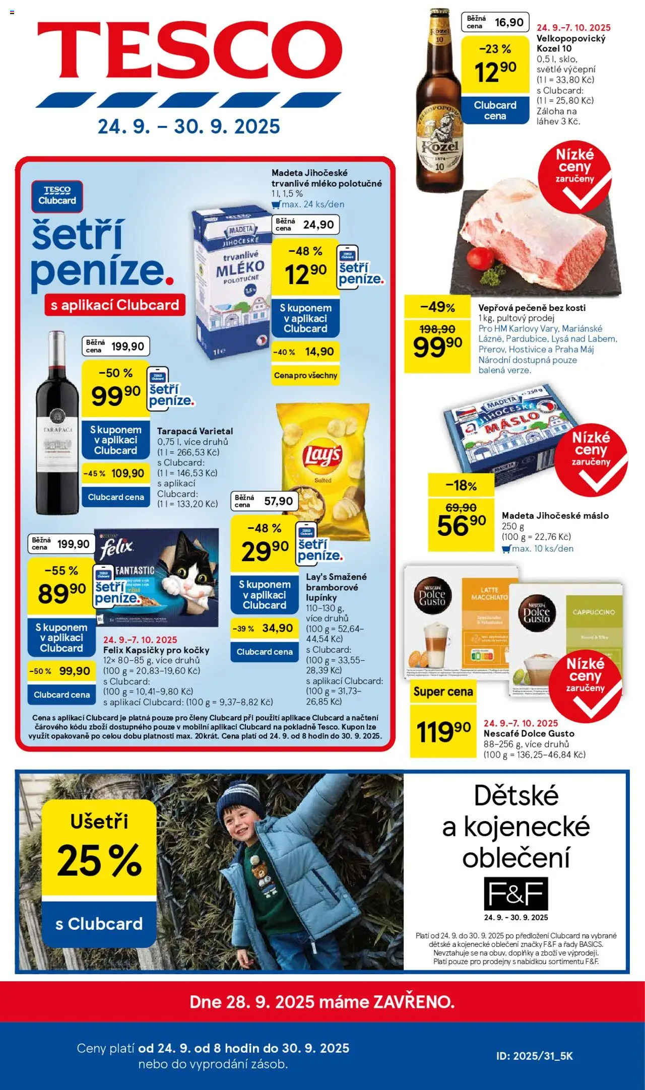  TESCO leták od 24.09.2025 - Akční "Hypermarket" leták