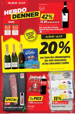 Vorschau des Merkblatts Aktionen FR vom Shop Denner gültig von 28.10.2025 bis 03.11.2025