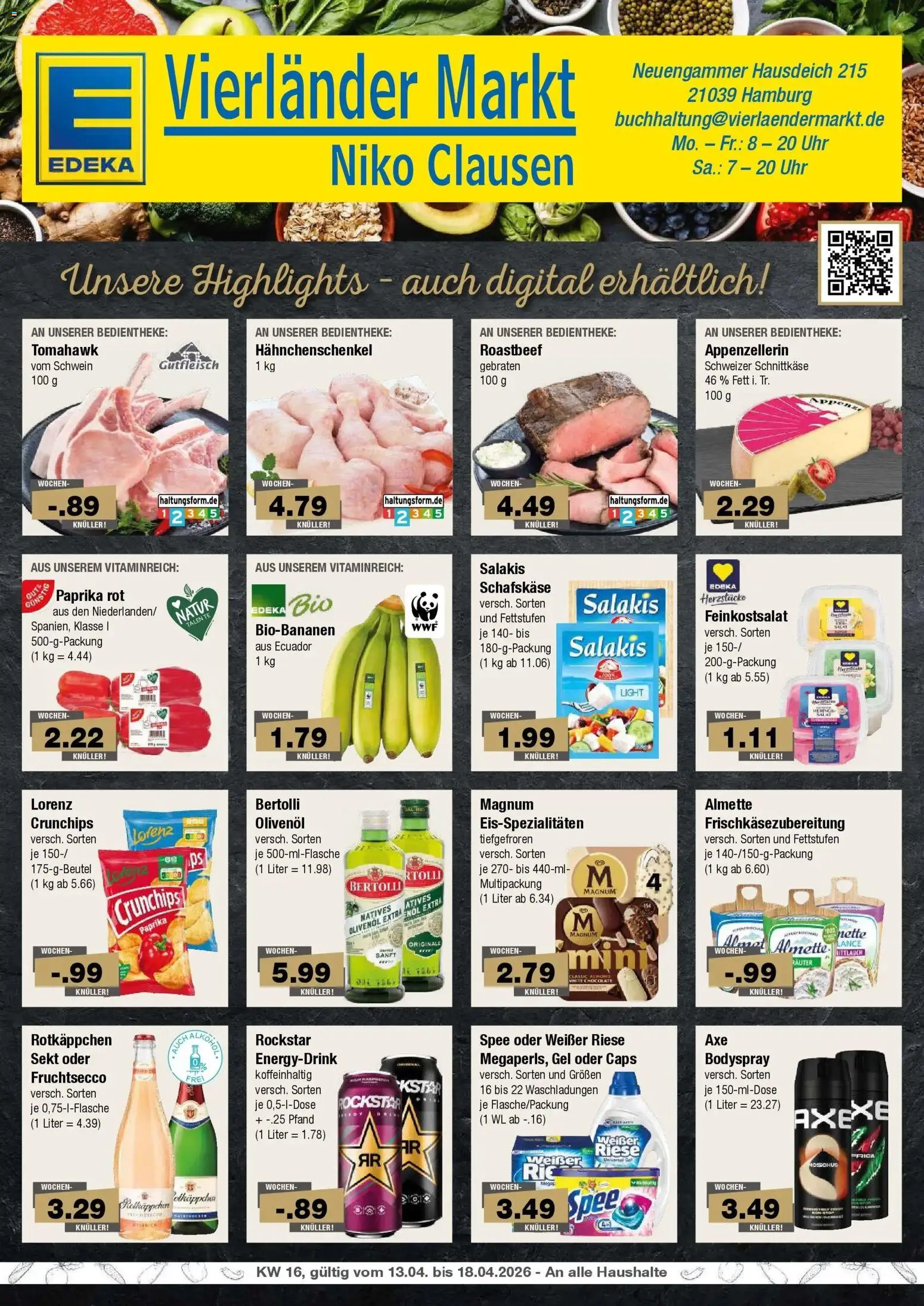 Vorschau von dem Prospekt des Geschäftes Edeka, gültig ab dem 13.04.2026