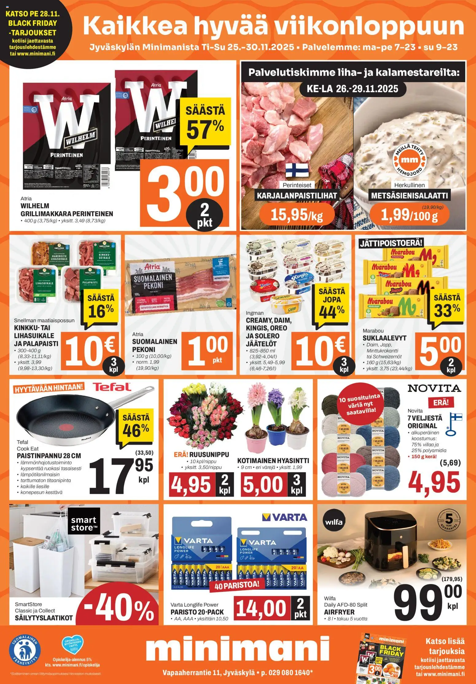 Kaupan Minimani Tarjoukset - Jyväskylä esikatselu, voimassa 25/11/2025