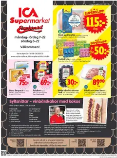 Förhandsgranska reklamblad Stockholm från butik ICA Supermarket gäller från 14/07/2025