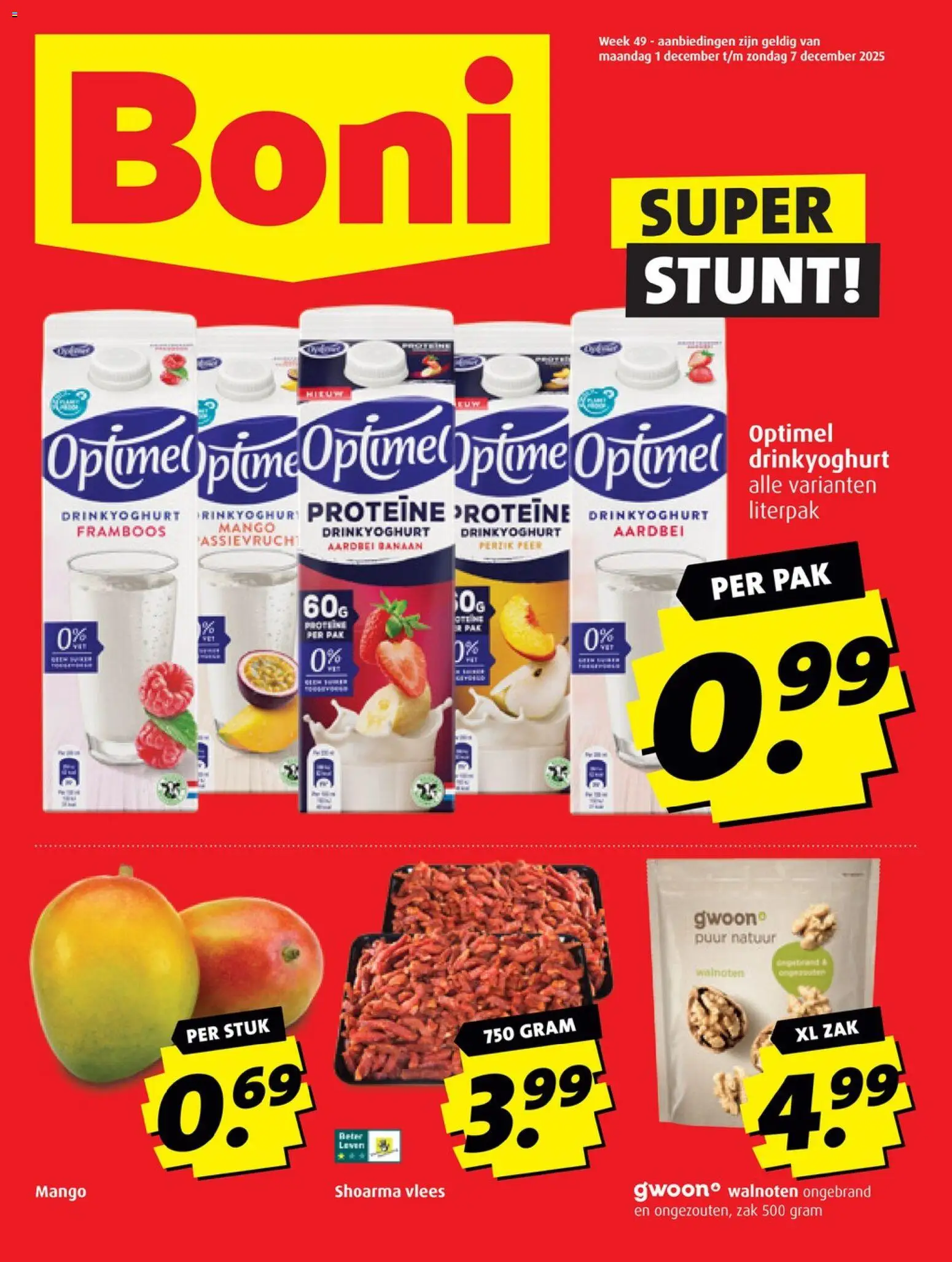 Voorbeeld van Boni Supermarkt - Boni folder week 49 - 2025 van winkel Boni geldig vanaf 08-12-2025