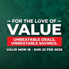 Preview of Food Lover's Market flyer valid from 16/02/2026