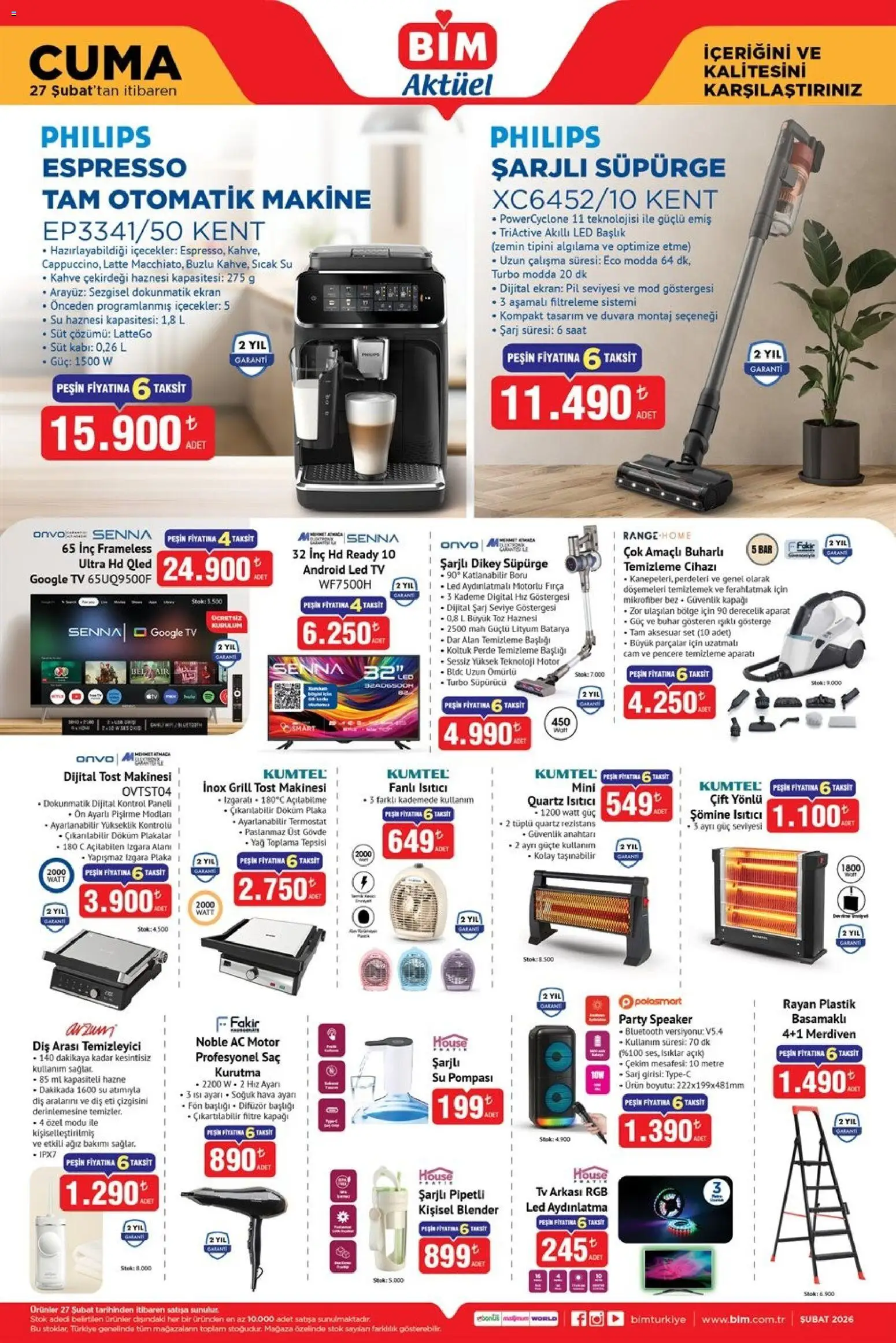 BİM Katalog Cuma 27.02.2026 - Broşürünün önizlemesi