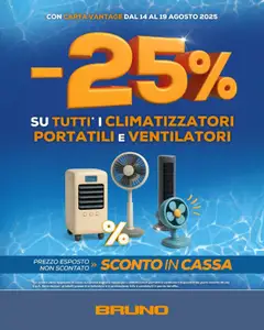 Anteprima dell'opuscolo Volantino Climatizzatori dal negozio BRUNO valido da 14/08/2025