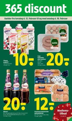 Eksempel på tilbudsavis Tilbudsavis fra butik Coop 365 gyldig fra 12/02/2026
