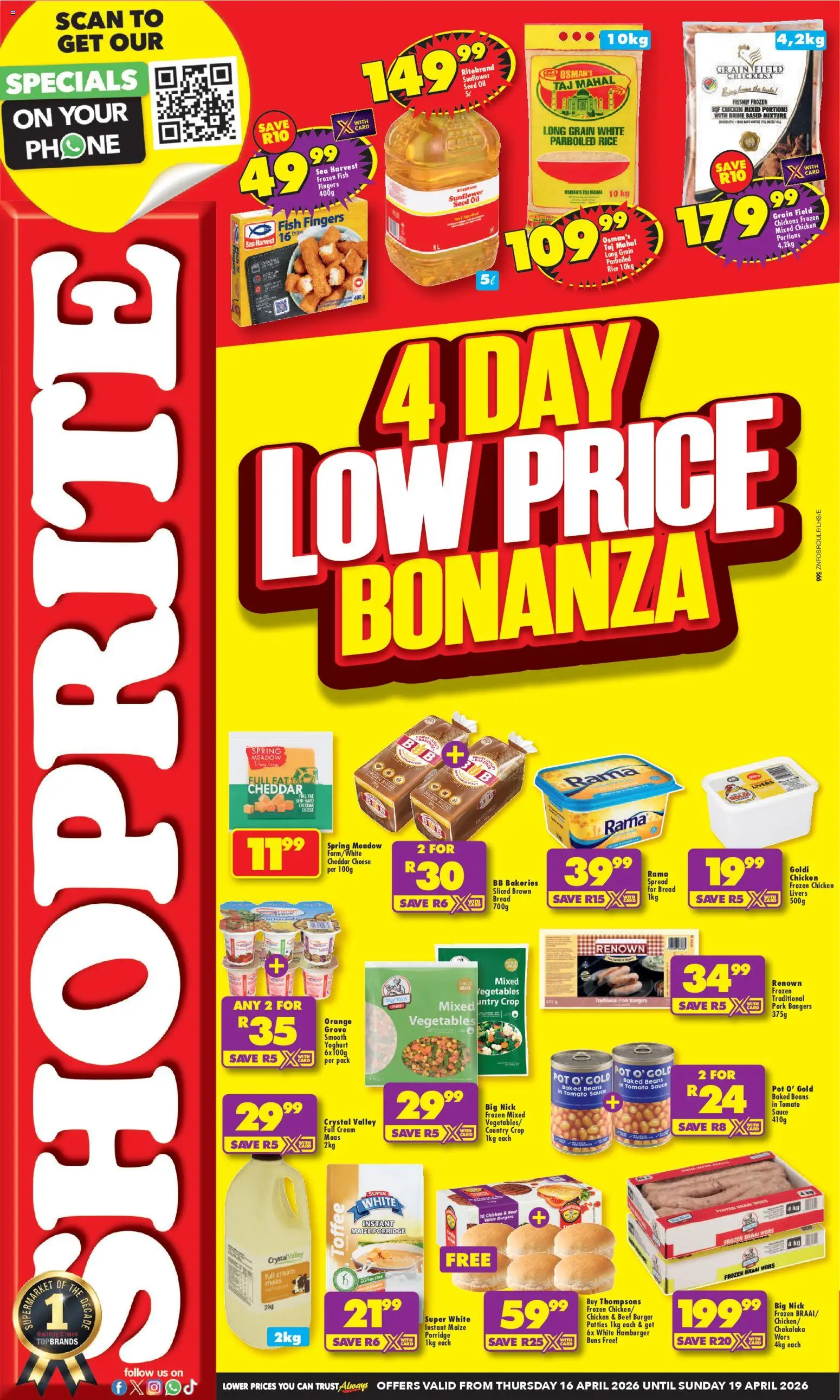 Preview of Shoprite flyer valid from 16/04/2026
