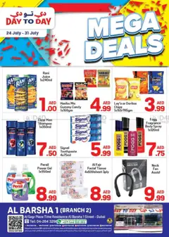 Preview of the catalogue Mega Deals - Al Barsha 1, Dubai of store Day to Day valid from 25 Jul, 2025
