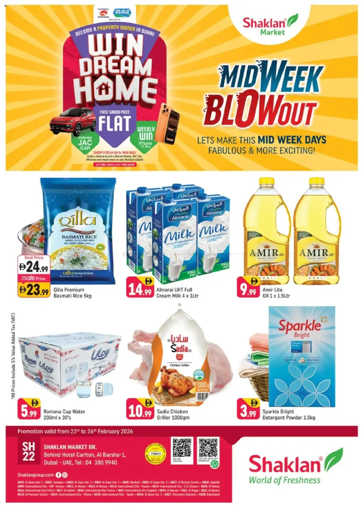 Preview of the catalogue Midweek Blow Out - Al Barsha 1, Dubai of store Shaklan valid from 23 Feb, 2026