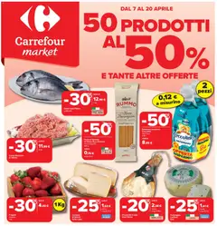 Anteprima dell'opuscolo Carrefour volantino Market - Roma dal negozio Carrefour valido da 07/04/2026
