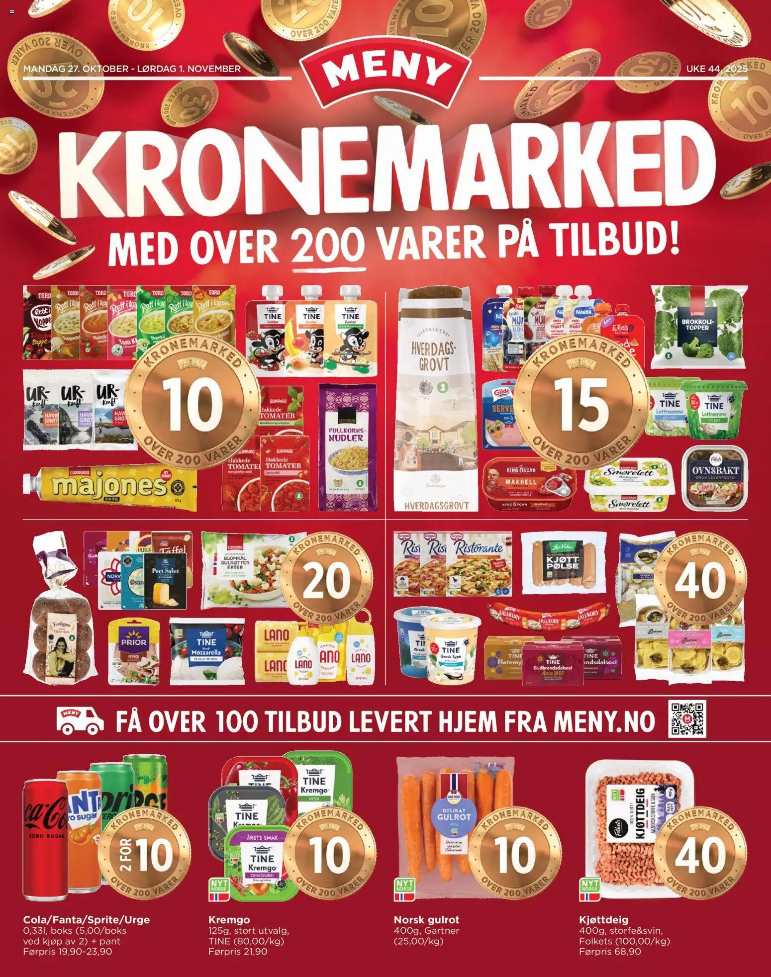 Kundeavis Meny gyldig fra 27/10/2025 - Sidenummer 1
