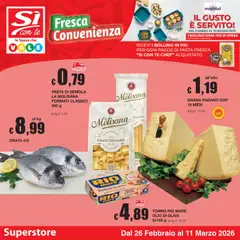 Anteprima dell'opuscolo Volantino Superstore dal negozio Sì con Te valido da 26/02/2026