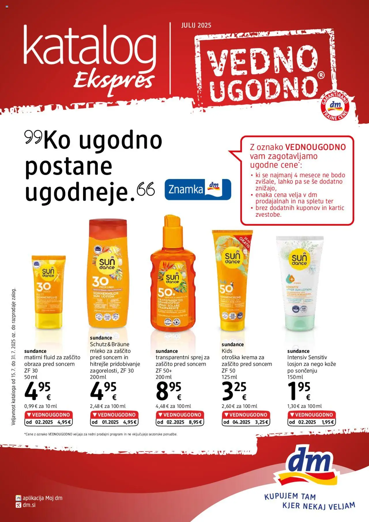 DM Drogerie Markt Katalog ekspres od 16.07.2025 - aktualna ponudba - stran 1