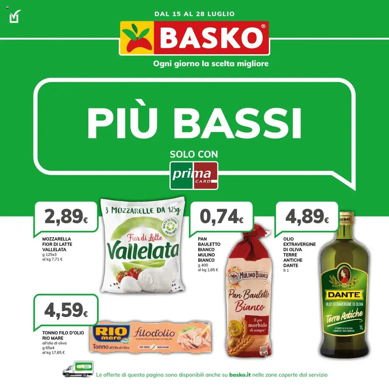 Volantino Basko valido da 15/07/2025 numero di pagina 1