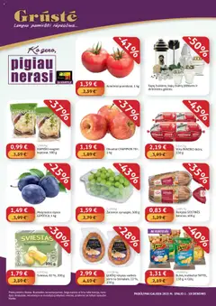 GRUSTE parduotuvės leidinio Leidinys - Pigiau nerasi galiojančio nuo 2025.10.01 peržiūra