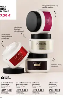 Predogled kataloga iz trgovine Oriflame veljaven od 19.11.2025 | Stran: 58