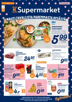 Kaupan K-Supermarket Tarjoukset esikatselu, voimassa 17/07/2025