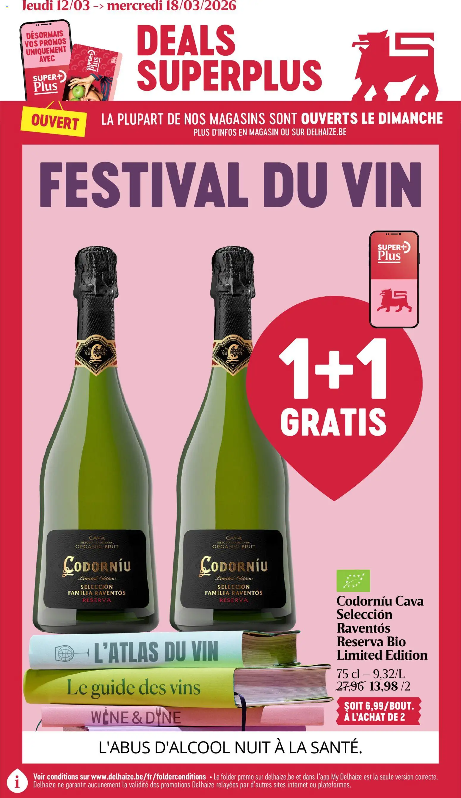 Voorbeeld van Delhaize Folder de la semaine 11 van winkel Delhaize geldig vanaf 12/03/2026