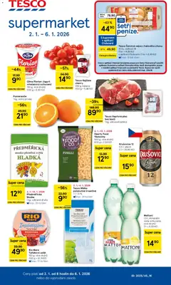 Náhled nabídky: Tesco Supermarket platný od 02.01.2026