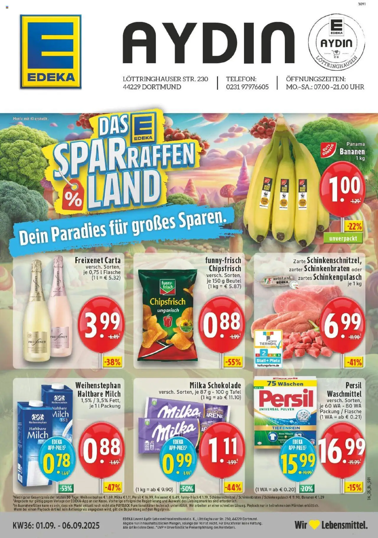 EDEKA Prospekt ab 01.09.2025 - Prospekt Dortmund Online