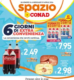 Anteprima dell'opuscolo Spazio Conad volantino Extra Convenienza dal negozio Spazio Conad valido da 24/04/2026
