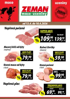Náhled nabídky: Prodejny Zeman Prodejny Zeman leták platný od 13.04.2026