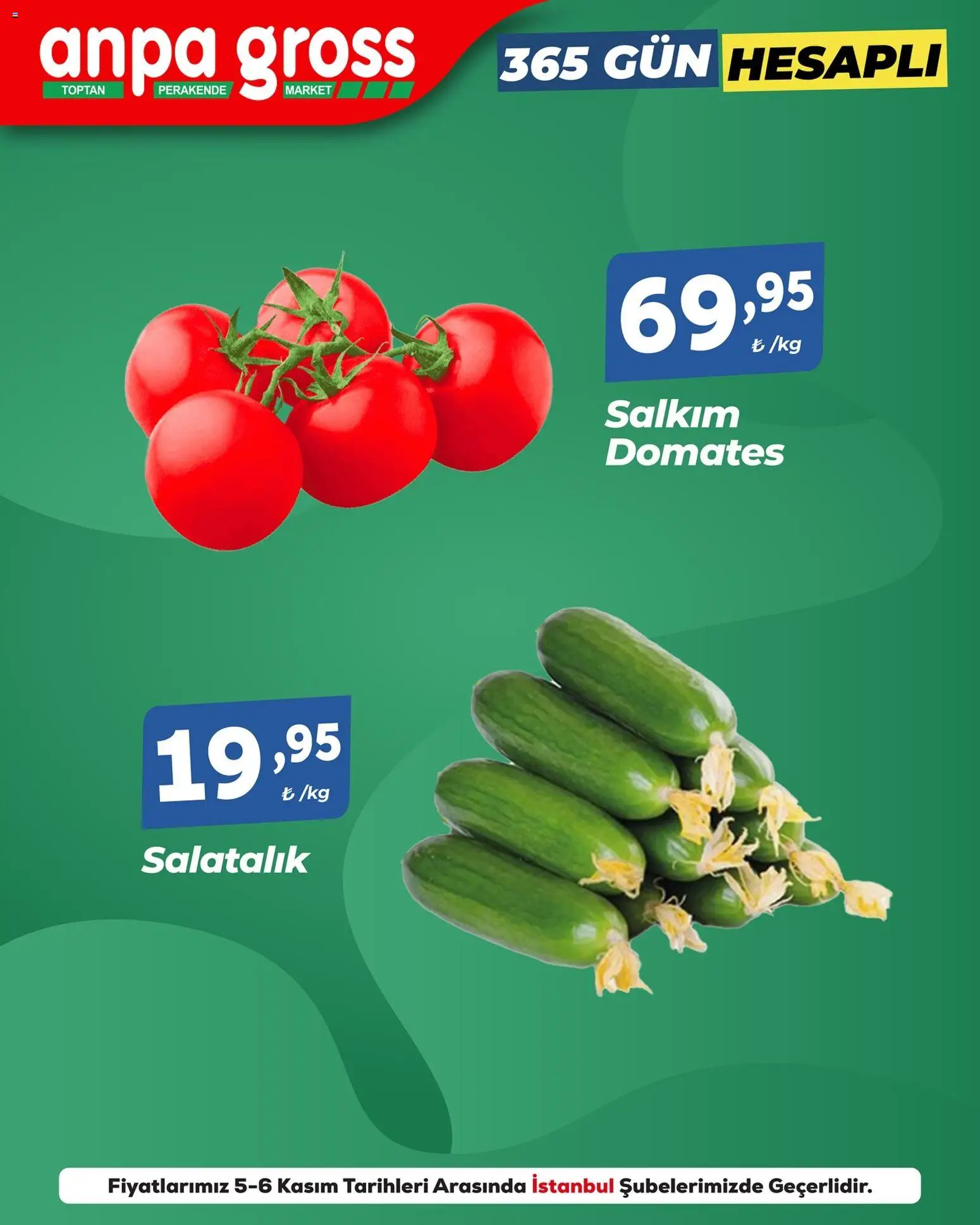 Anpa Gross Sebze ve meyve 05.11.2025 - Broşürünün önizlemesi