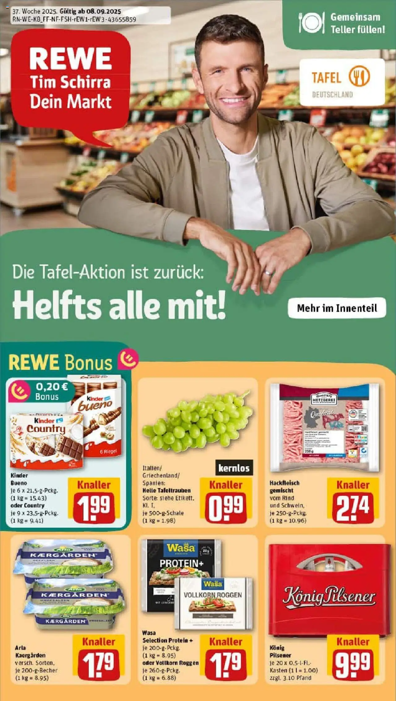 REWE Prospekt ab 07.09.2025 nächste Woche - Prospekt Trier	