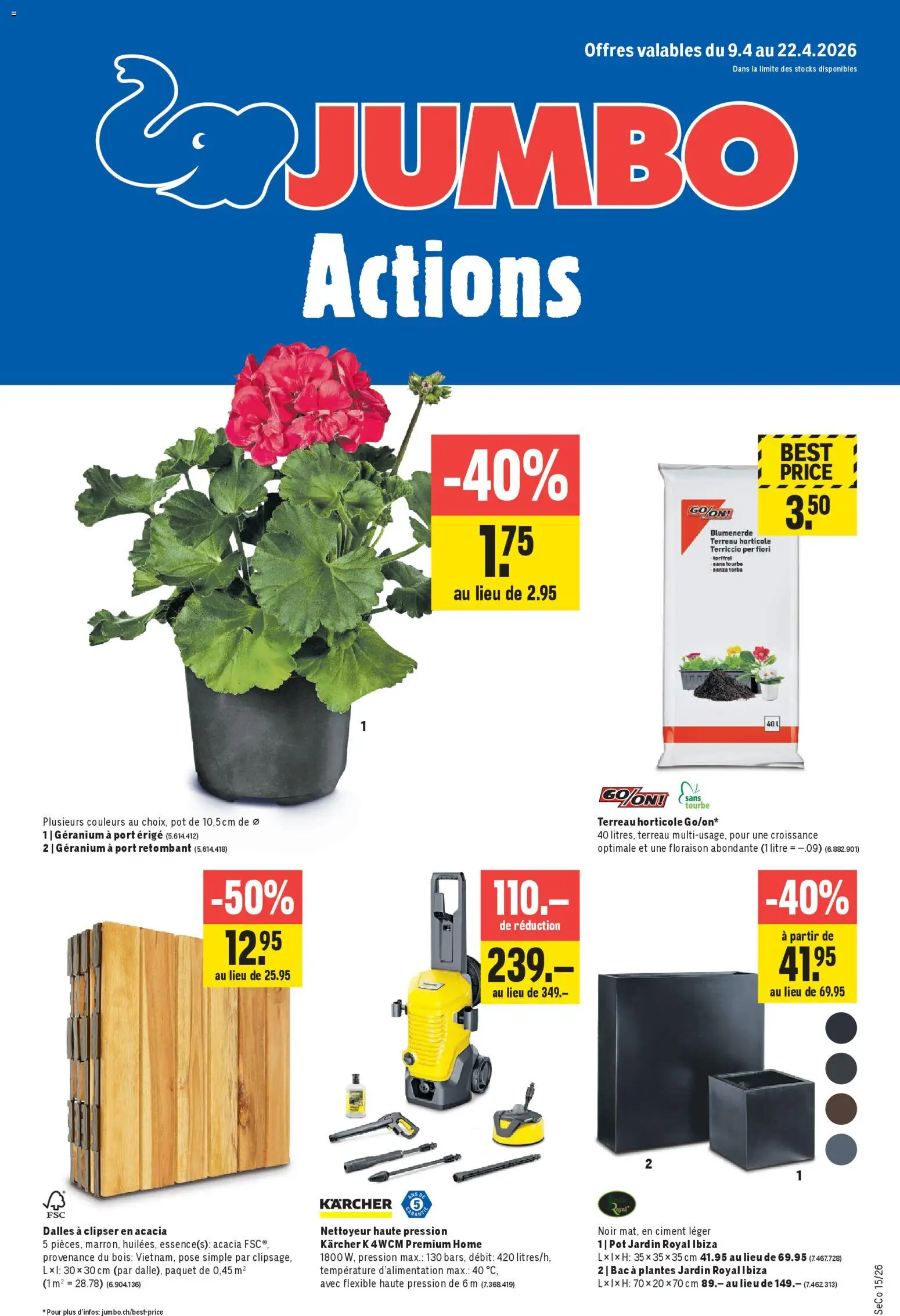 Vorschau des Merkblatts Jumbo aktionen FR vom Shop Jumbo gültig von 09.04.2026 bis 22.04.2026