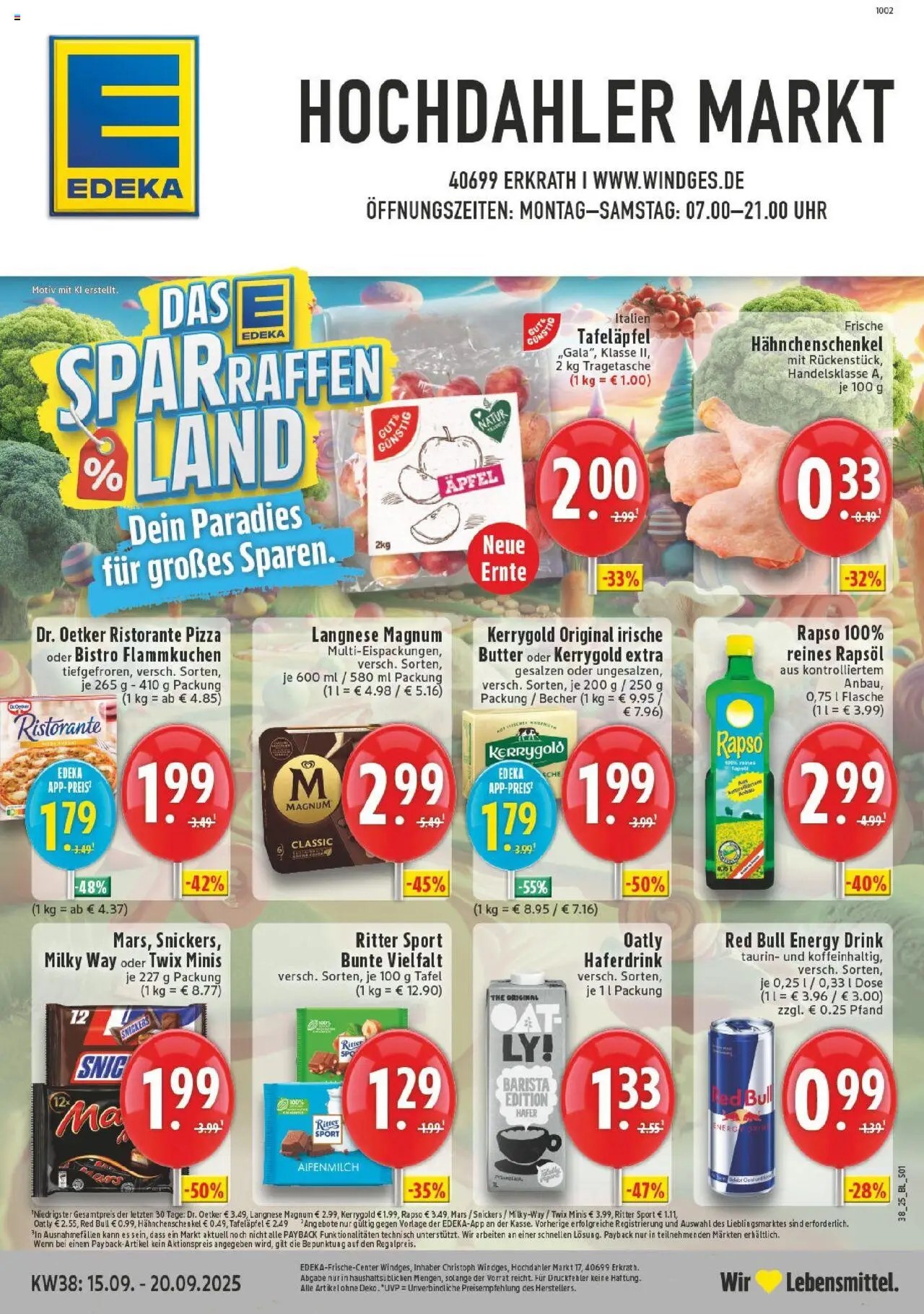 EDEKA Prospekt ab 14.09.2025 - Prospekt Erkrath - Hochdahl Online