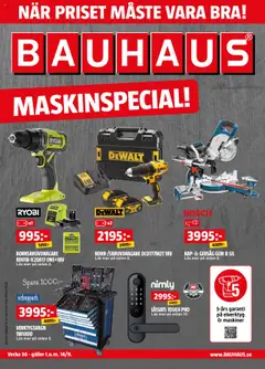 Förhandsgranska reklamblad Aktuella reklamblad Bauhaus från butik Bauhaus gäller från 01/09/2025