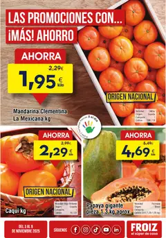 Vista previa del folleto de la tienda Froiz válido desde el 03/11/2025 
