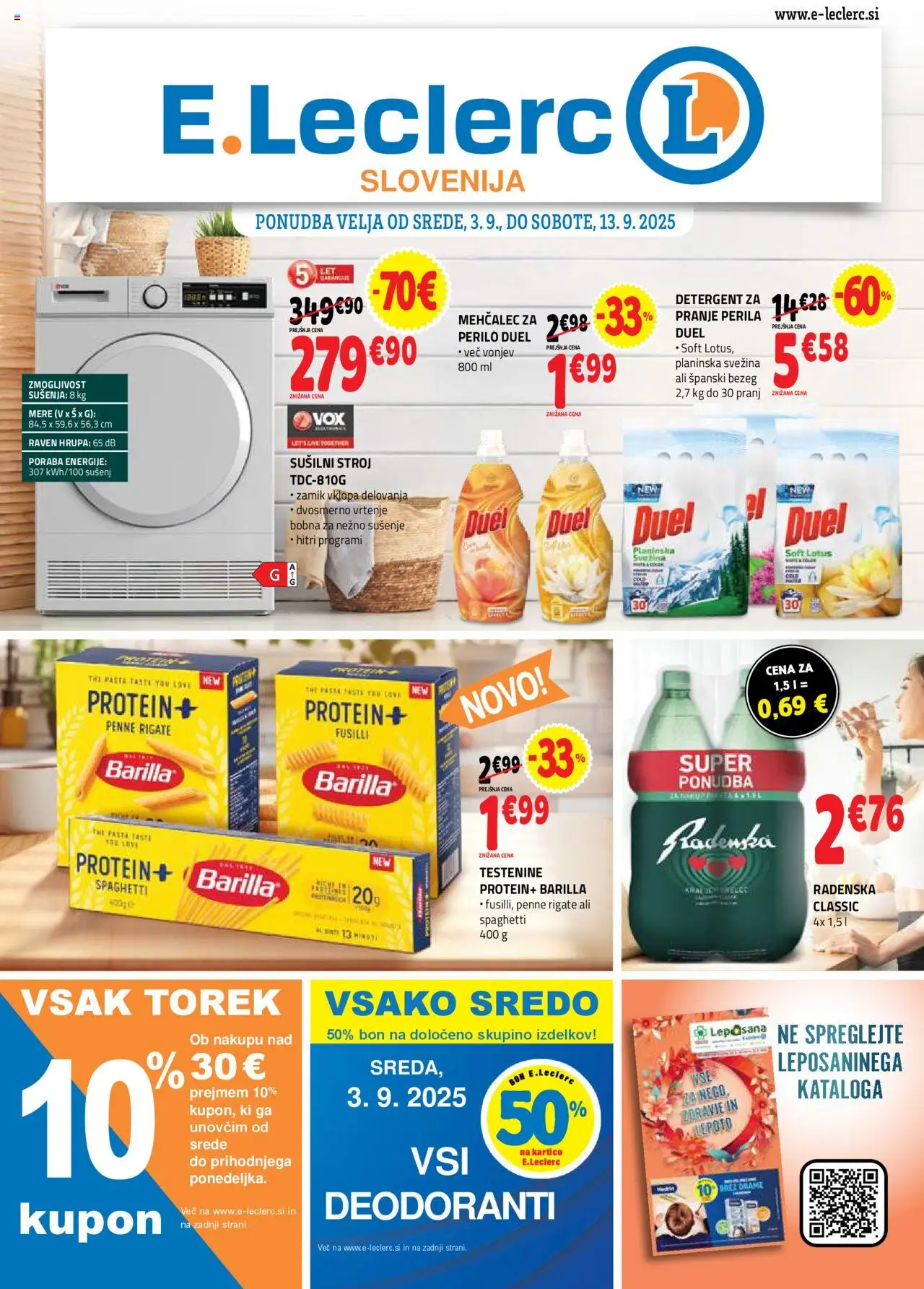 E.leclerc Katalog od 03.09.2025 - aktualna ponudba - stran 1