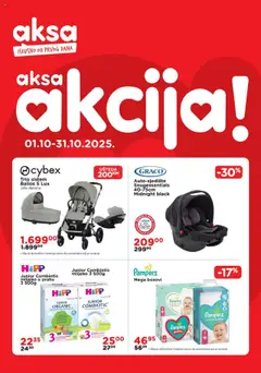 Pregled letka Katalog trgovine AKSA vrijedi od 2025.10.01