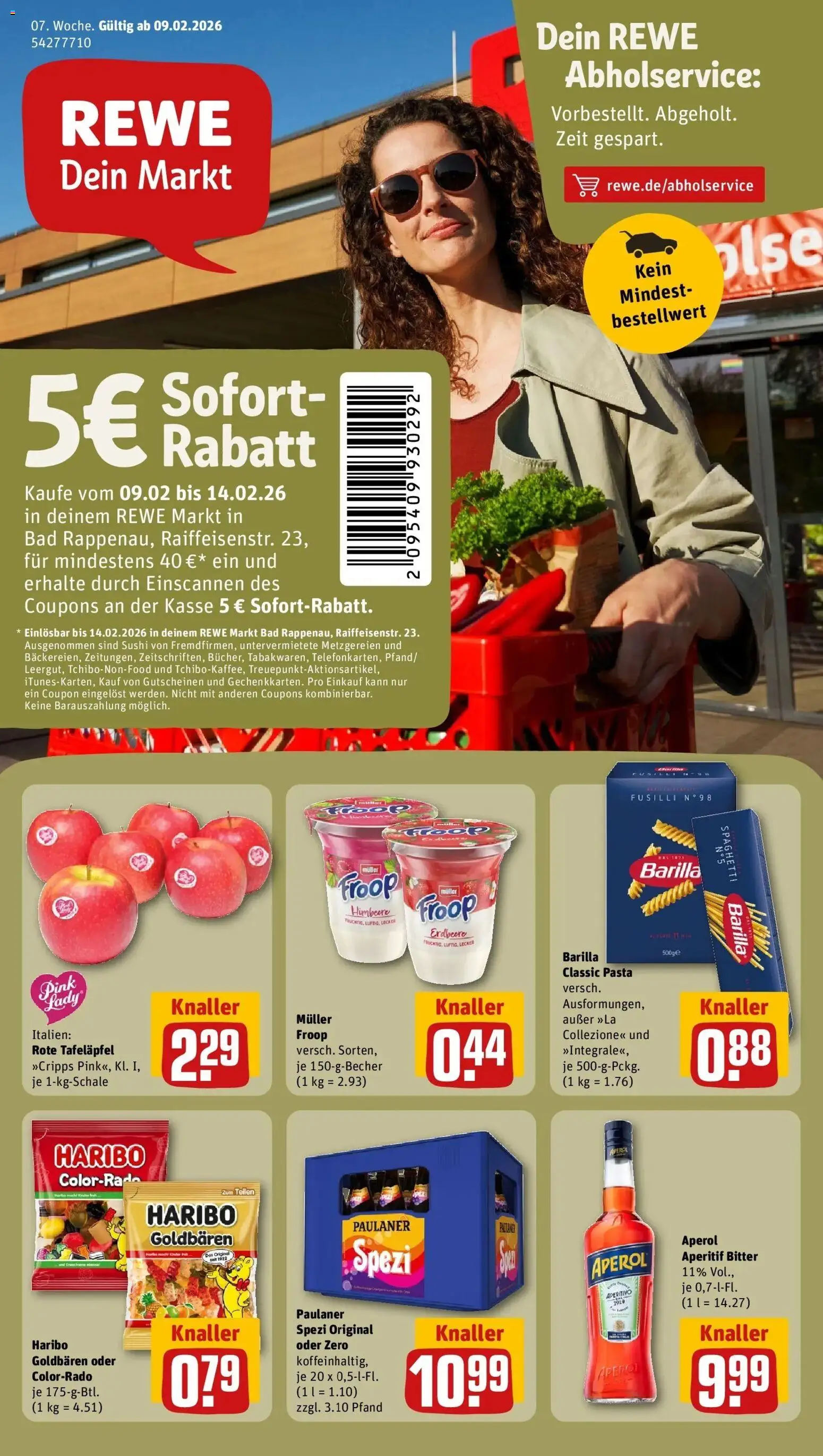 Vorschau von dem Prospekt des Geschäftes Rewe, gültig ab dem 09.02.2026