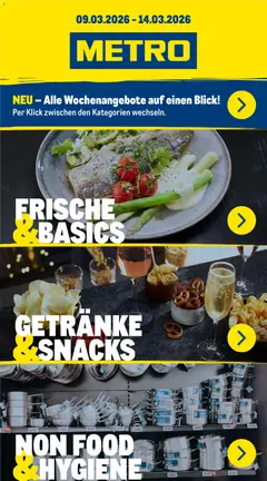 Vorschau von dem Prospekt des Geschäftes Metro, gültig ab dem 09.03.2026