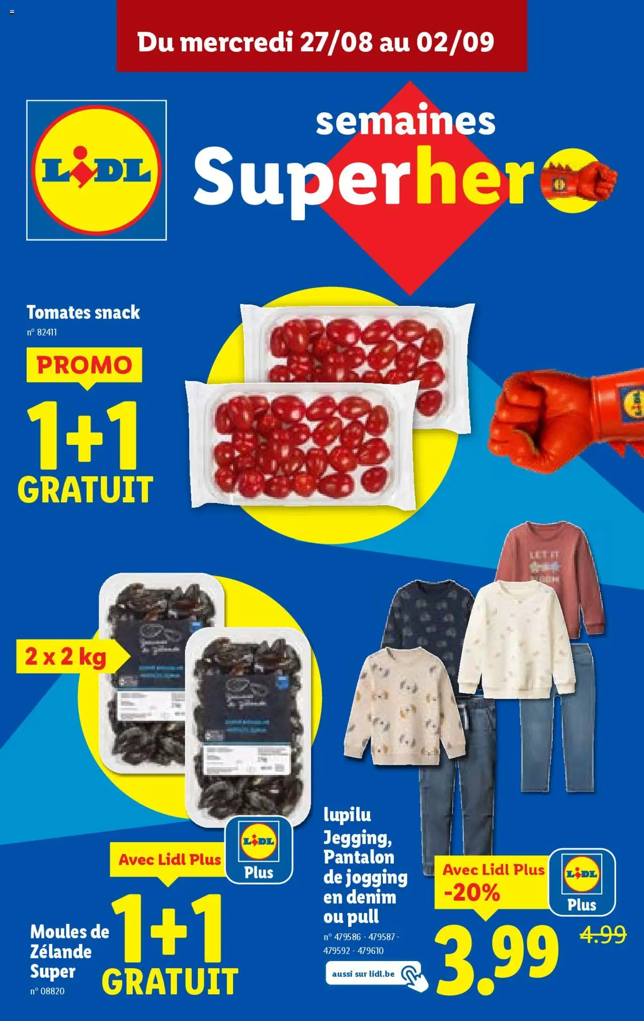 Lidl shop Folder de la semaine 35 geldig vanaf 27/08/2025 - Paginanummer 1