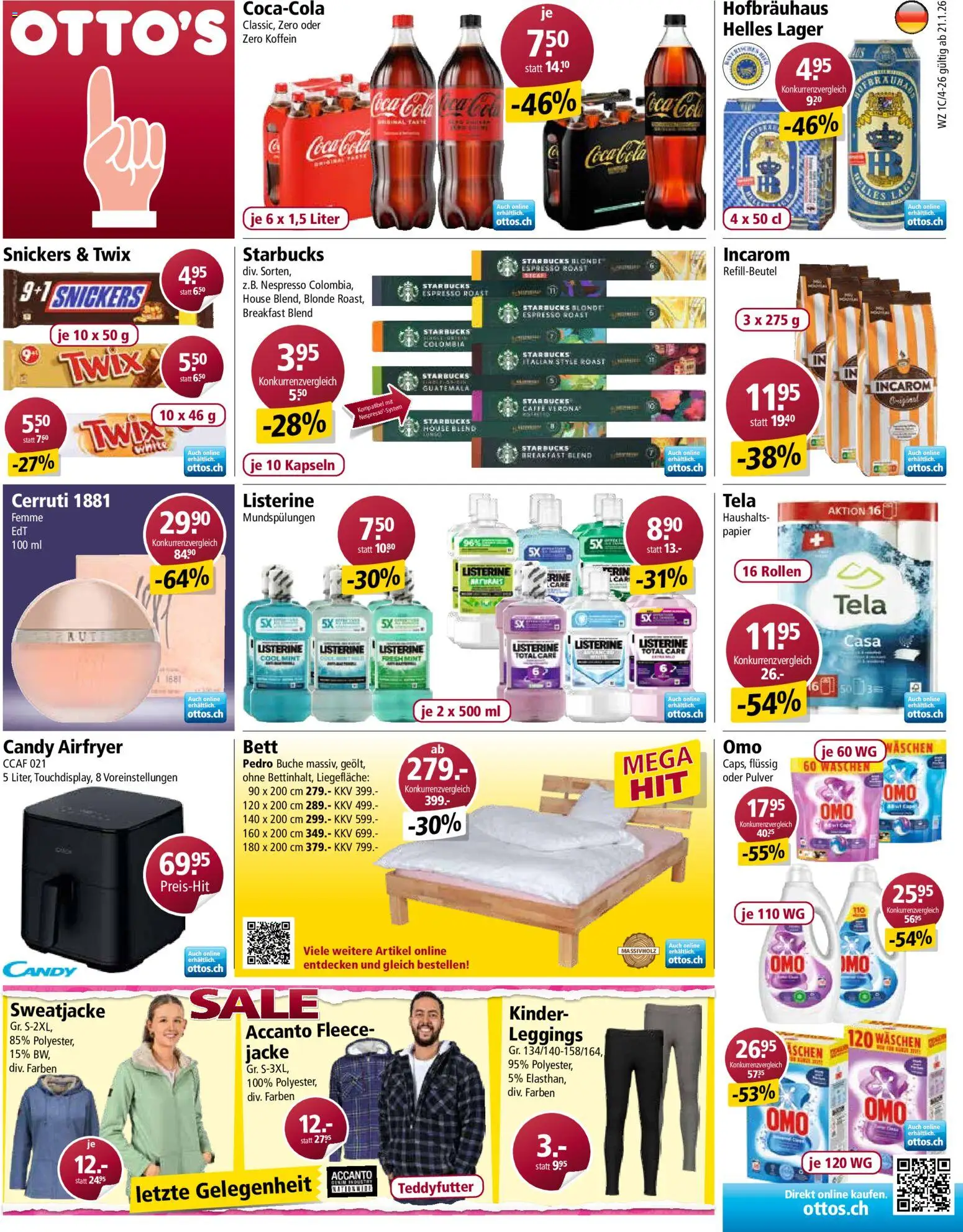 Vorschau des Merkblatts Aktionen vom Shop Otto's gültig von 21.01.2026 bis 27.01.2026