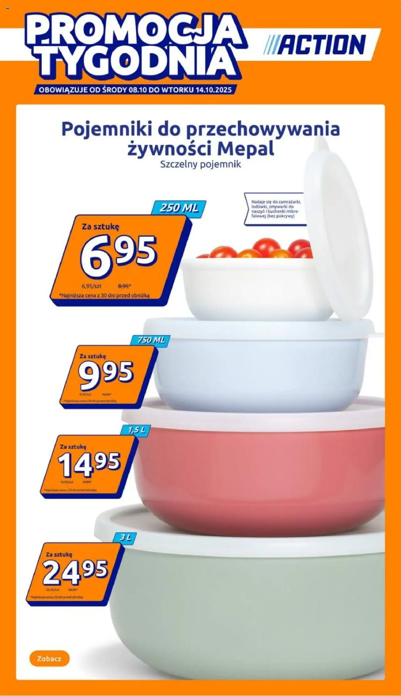 Action gazetka od 08.10.2025 - Gazetka od jutra, sklep online - Numer strony 1