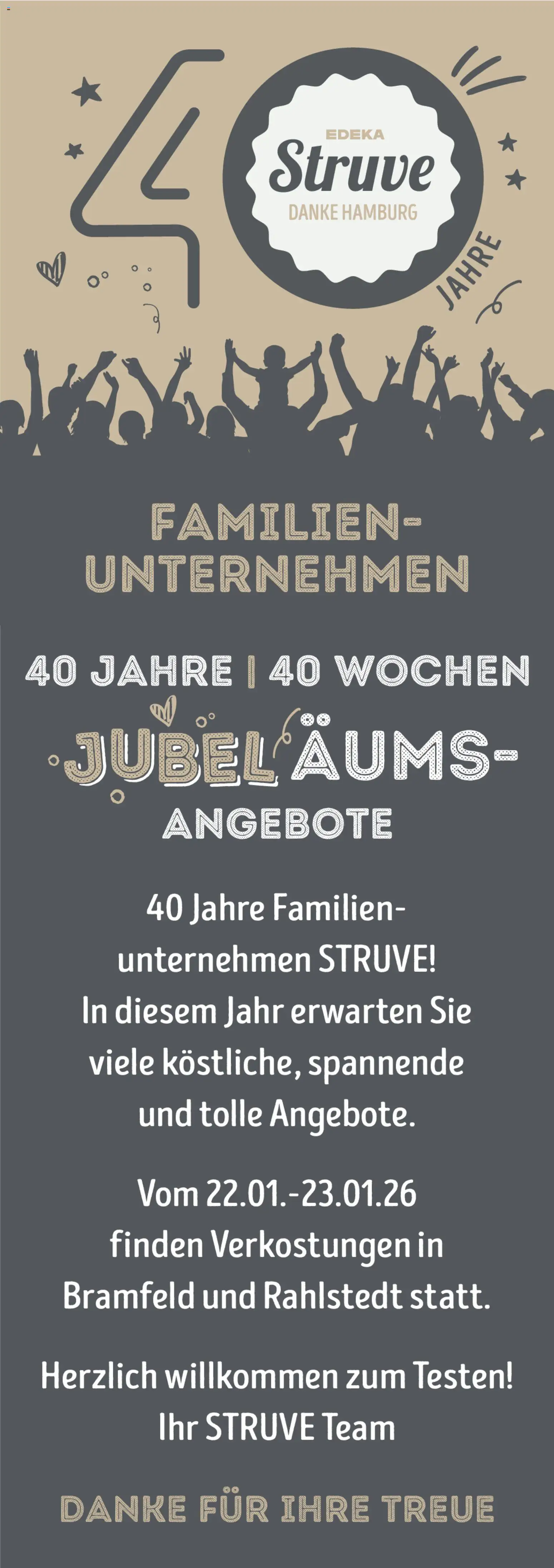 Vorschau von dem Prospekt des Geschäftes Edeka Struve, gültig ab dem 19.01.2026