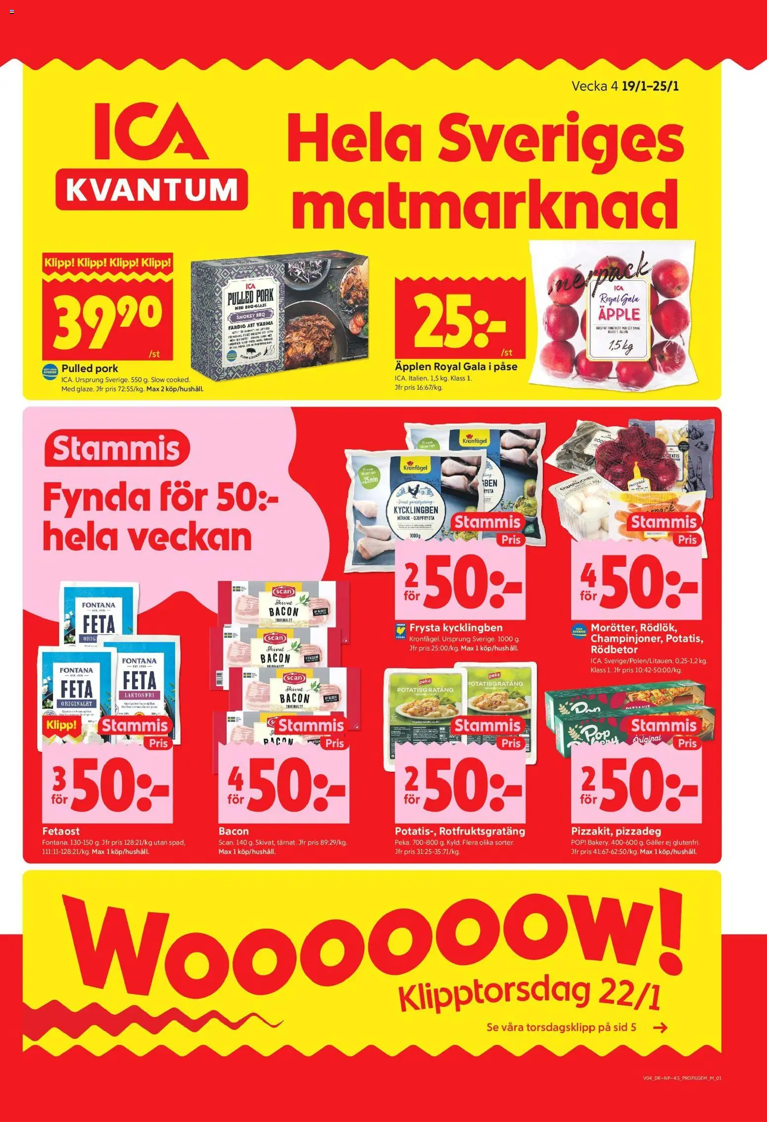 Förhandsgranska reklamblad Kista från butik ICA Kvantum gäller från 19/01/2026
