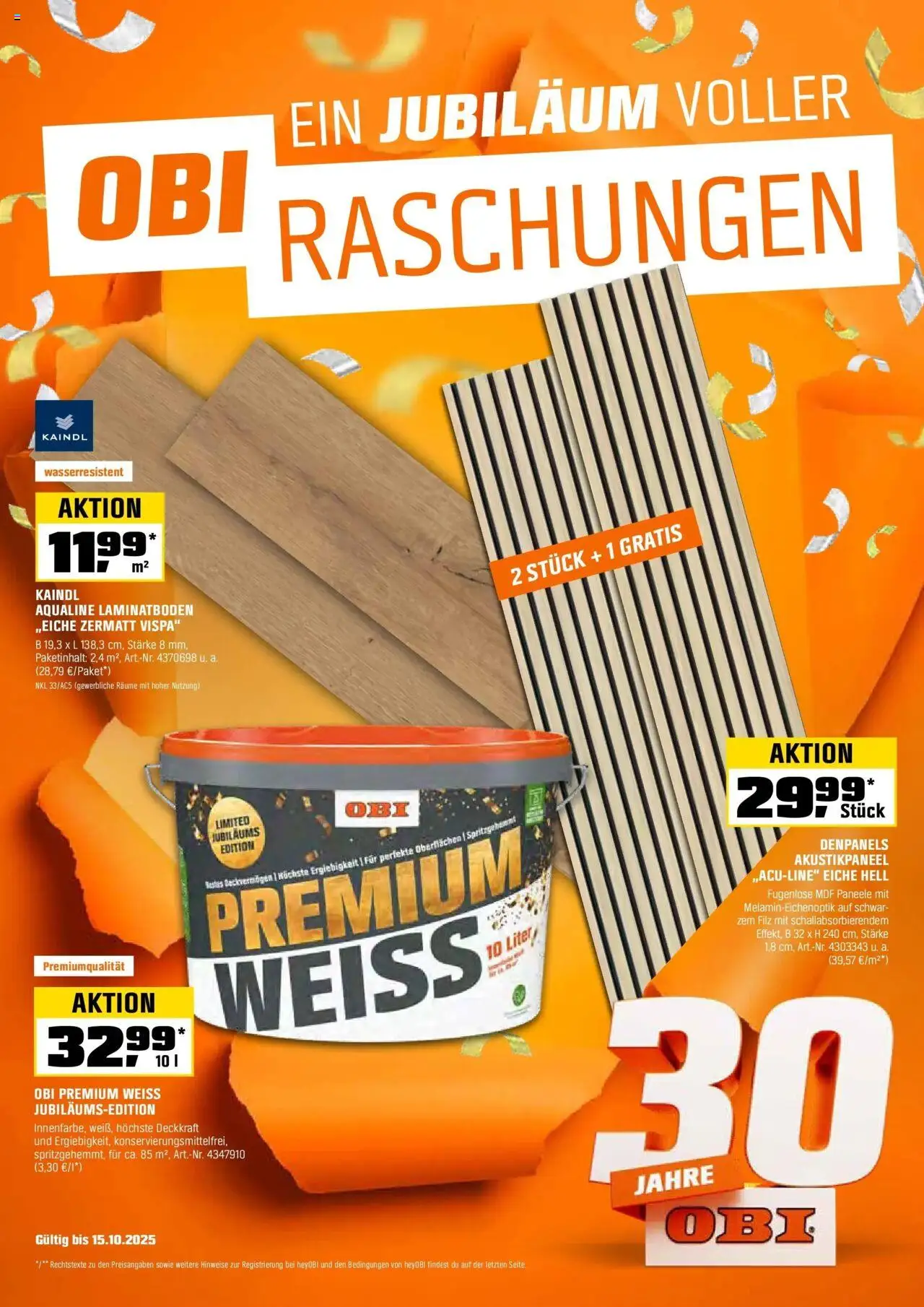  OBI Flugblatt ab (01.10.2025 - 15.10.2025) - Seite 1